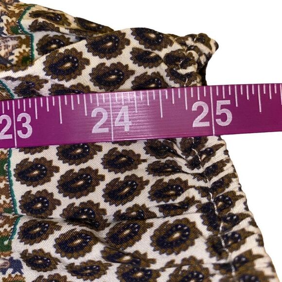 Entro  Boho Color Block Long Sleeve Tunic with Lace Sz M - Picture 12 of 13